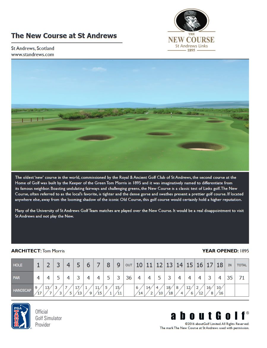 St Andrews New Course