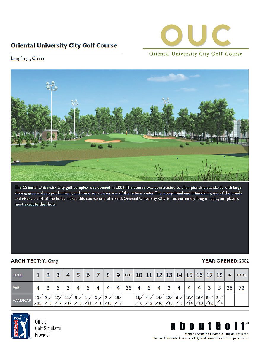 Oriental University City Golf Course