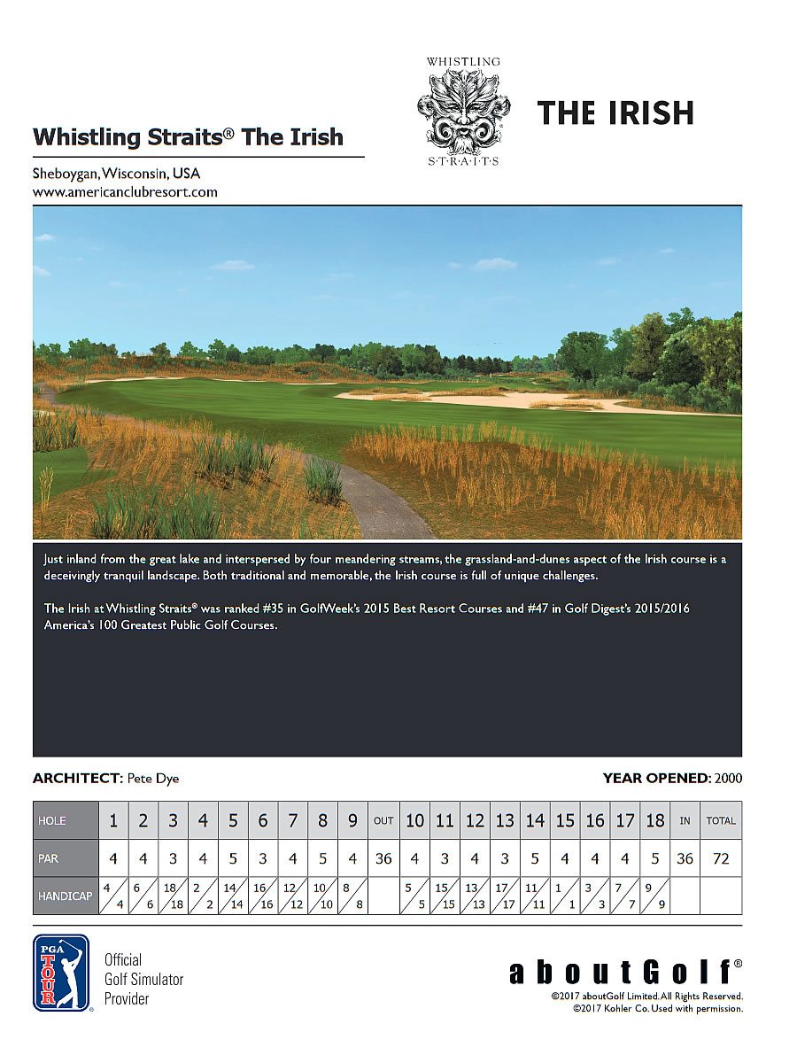 Whistling StraitsÂ® The Irish